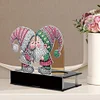 Diamond Painting Kissing Gnome Candle Holder for Aromatherapy Art Crafts