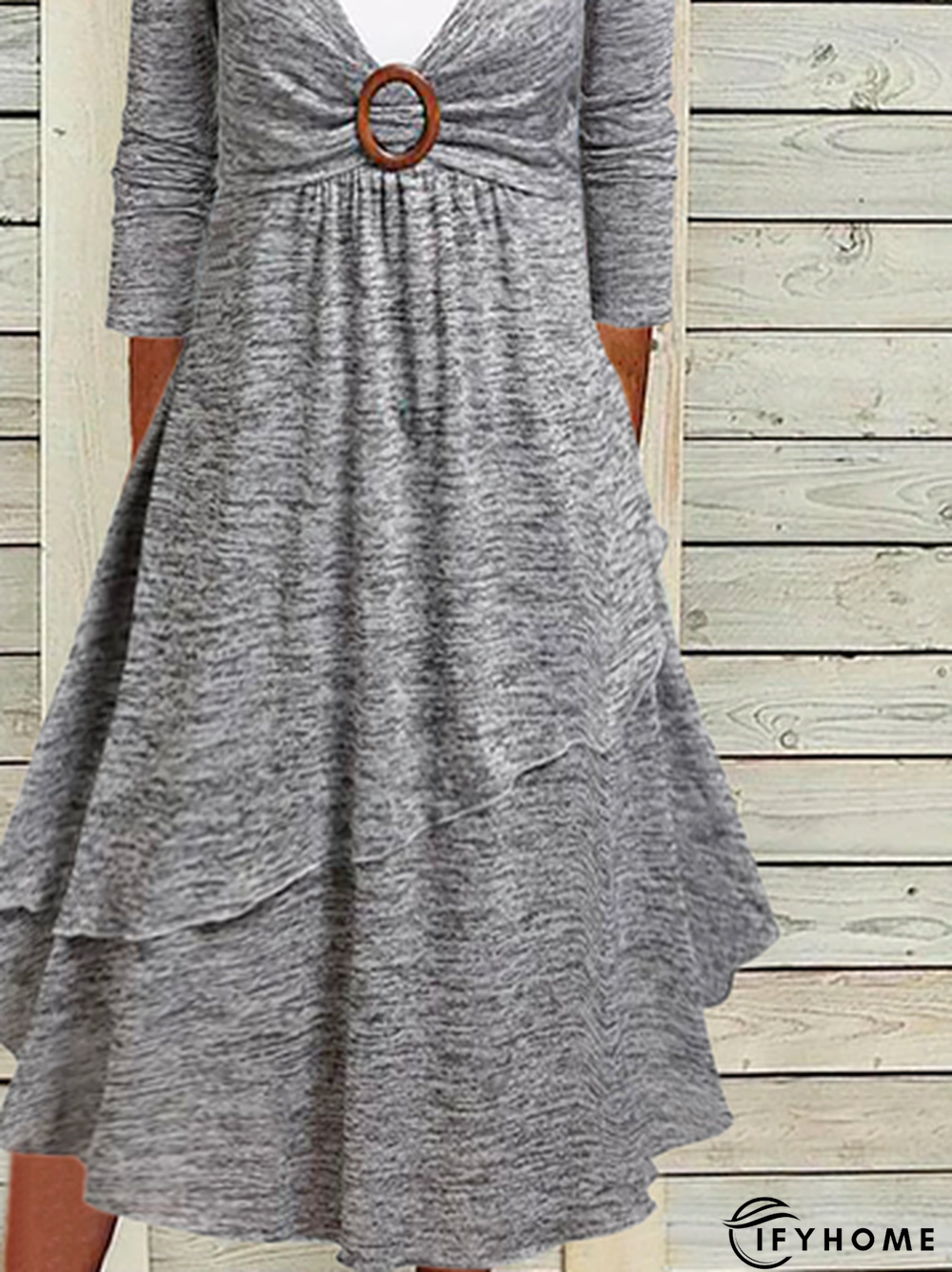 Casual Plain Dress | IFYHOME