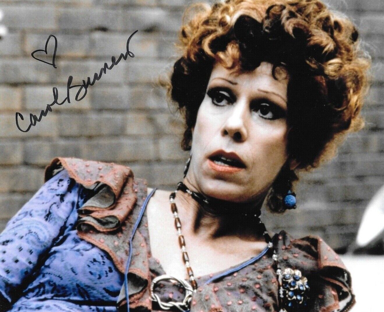 * CAROL BURNETT * signed 8x10 Photo Poster painting * THE CAROL BURNETT SHOW * ANNIE * COA * 1