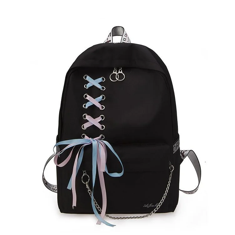 Cute Minimalist Bow Backpack