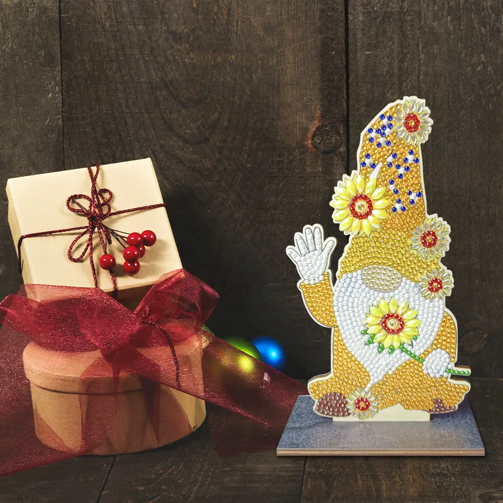 Christmas Diamond Art Ornaments Rhinestones Single-Sided for Kids Gifts