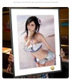 A3 & 4K Size Innocent Swimsuit Ver. Tifa Lockhart Decorative Painting - (FF7) Final Fantasy VII Decoration Painting - HuangGua Studio