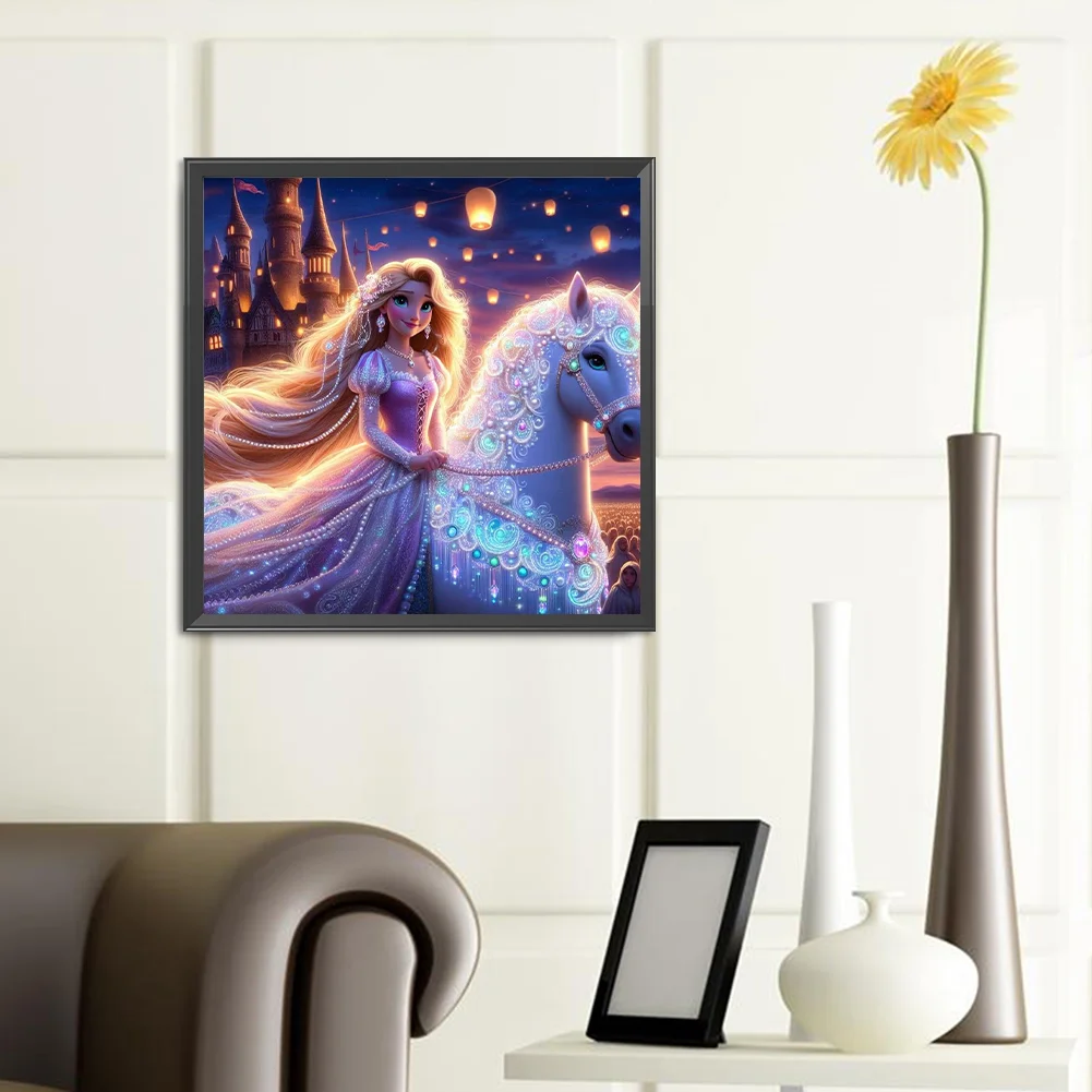 Diamond Painting - Full Round Drill - Princess Rapunzel(Canvas|40*40cm)