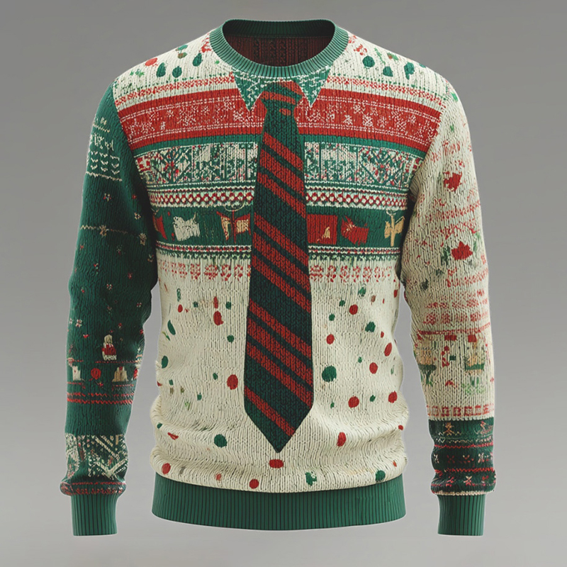 Men's Fun Christmas Ugly Sweater elevenforest