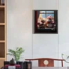 uk.everydayedeals (Limited Stock)Diamond Painting - Round AB Drills - Winter Night Mouse(45*45cm)