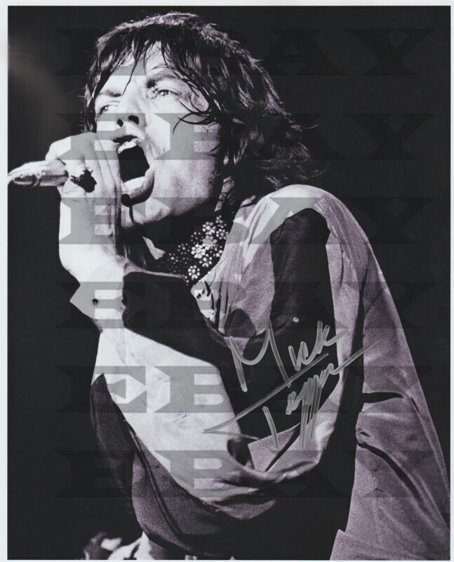 Mick Jagger The Rolling Stones Autographed signed 8x10 Photo Poster painting Reprint