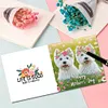 6Pcs West Highland Diamond Painting Greeting Card with Envelope for Mothers Day