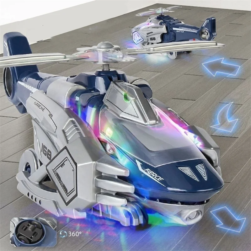 [SPAR KUN 60% I DAG] LED Transforming Dinosaur Helikopter Legetøj - KØB 2 GRATIS FRAGT