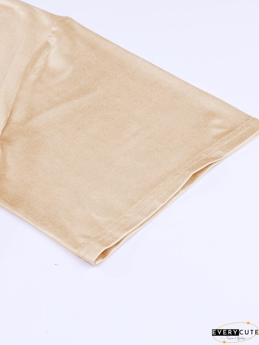 Apricot Silky Oversized Pocket Tee