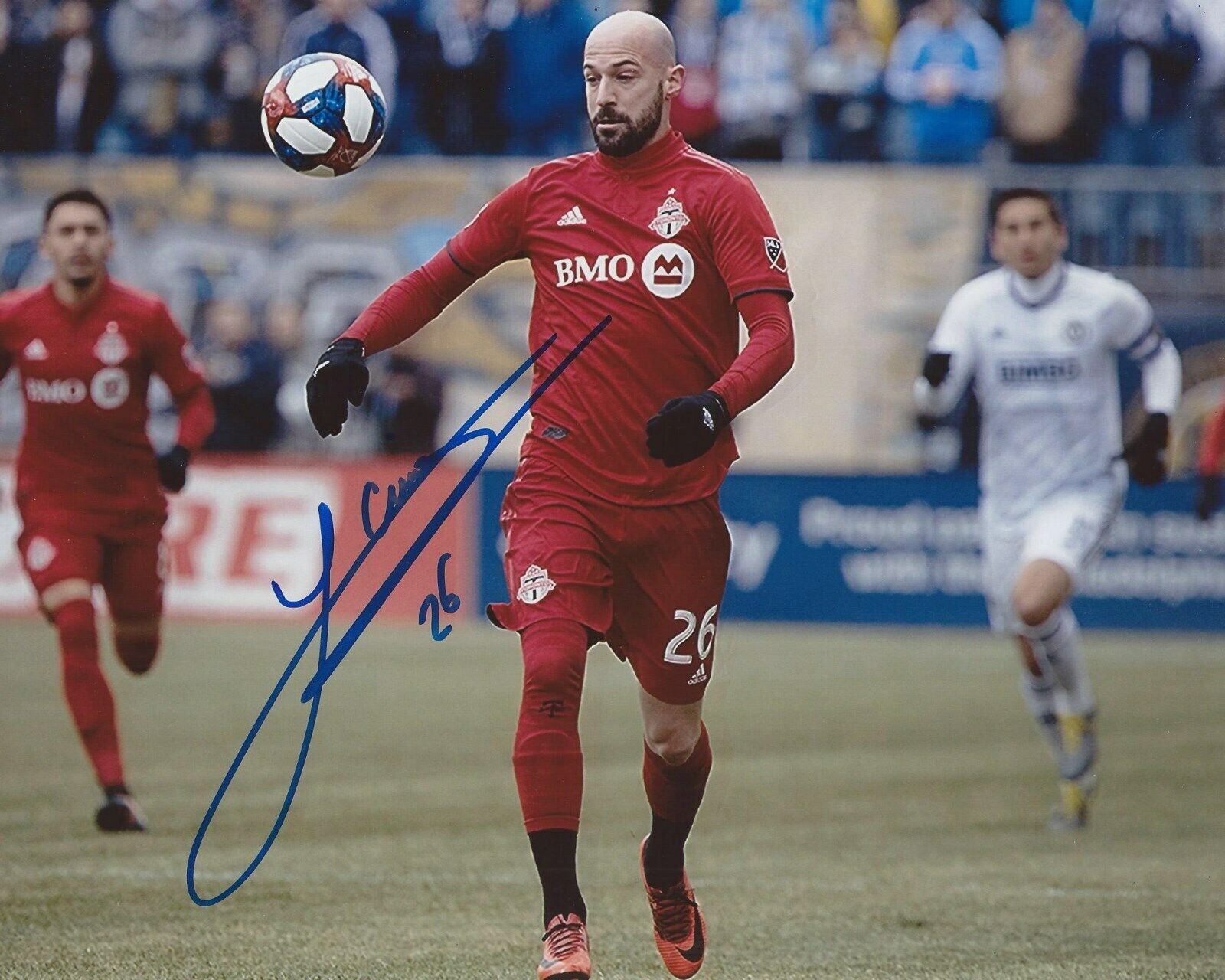 Laurent Ciman Signed 8×10 Photo Poster painting Toronto FC MLS Soccer Autographed COA