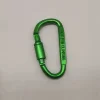High quality bold 8CM D-shaped aluminum alloy carabiner with lock, quick hanging nut buckle