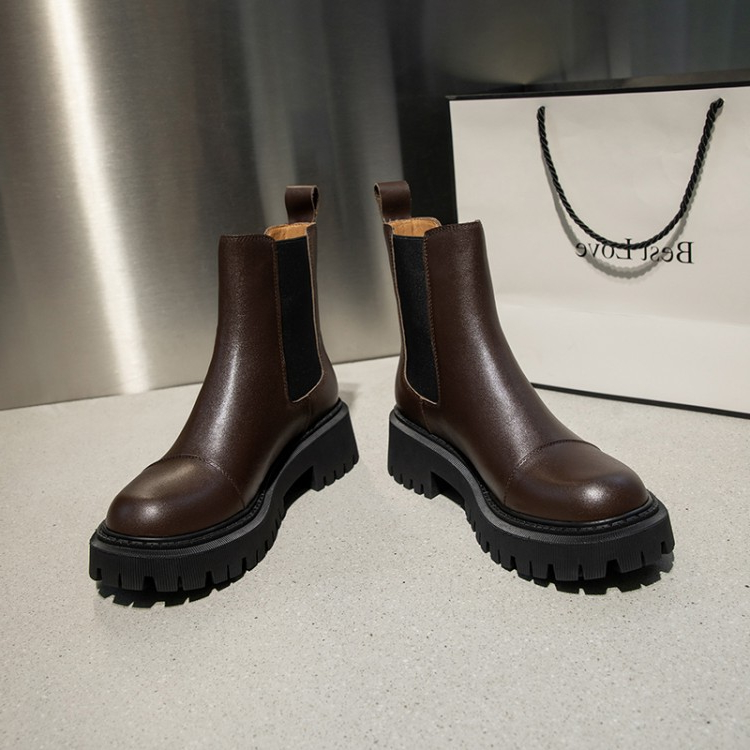 Women's Platform Short Martin Boots-vocosishoes