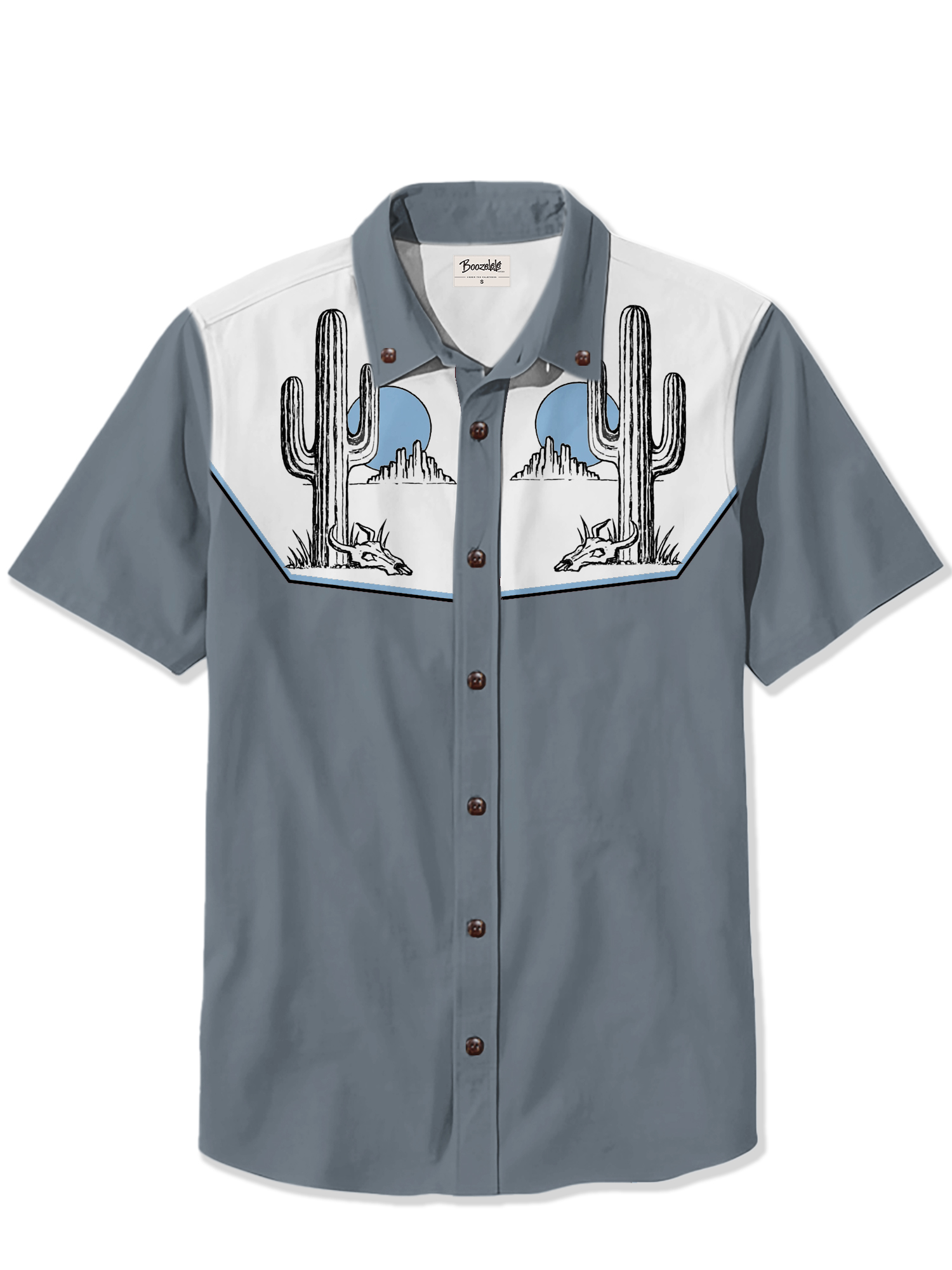Cactus Blue Moon - 100% Cotton Shirt