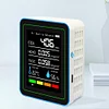 5-in-1 Air Quality Monitor CO2 Detector USB Charging Portable for Indoor Outdoor