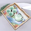 Diamond Painting Wooden Trays With Handle - Landscape