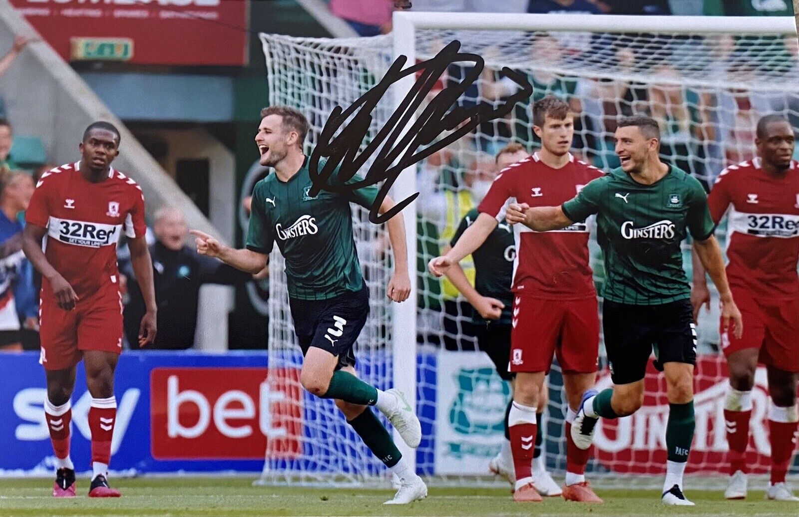 Macaulay Gillesphey Genuine Hand Signed Plymouth Argyle 6X4 Photo Poster painting