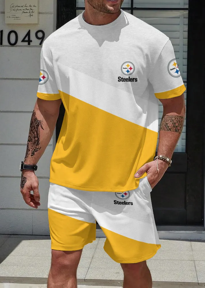 Pittsburgh Steelers Limited Edition Top And Shorts Two-Piece Suits