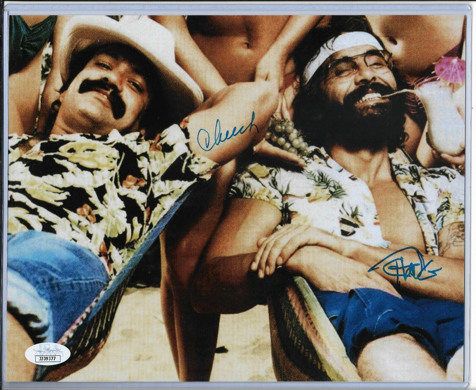 Cheech And Chong Signed 8x10 Photo Poster painting Autograph JSA COA Nice Dreams Still Smoking