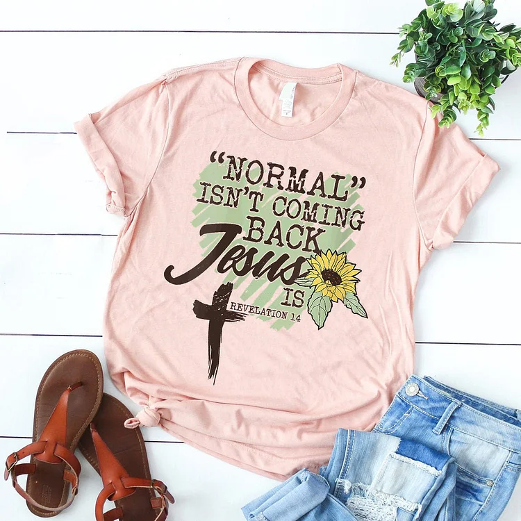 Normal Isn't Coming Back Jesus IS T-Shirt