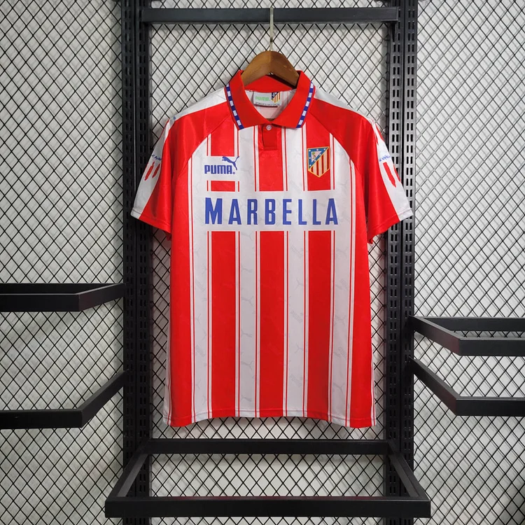 Atletico Madrid Retro Home Trikot 1995-1996