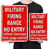 Military Shooting Ranges Off-limits - Metal Tin Signs(8*12Inch/12*16Inch)