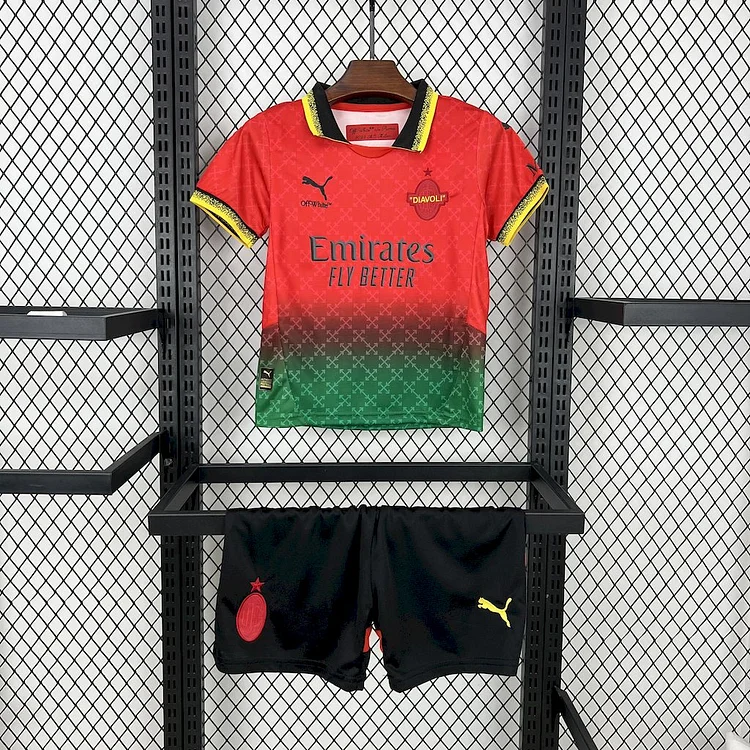2024-2025 AC Milan Fourth Goalkeeper Kids Set