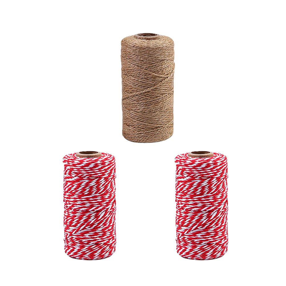 

328ft Cotton Gift Wrap Packaging Bakers Twine Rope Outdoor DIY Hemp Cord, 501 Original