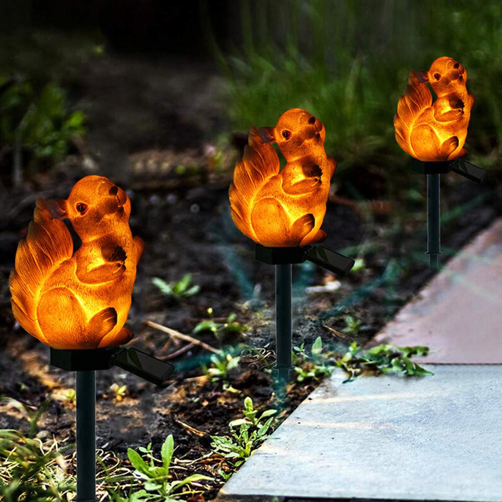

Solar Power Led Squirrel Lawn Light Outdoor Waterproof Yard Landscape Lamp, 501 Original