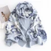 Floral Painting Rose Autumn Winter Women's Shawl Scarf