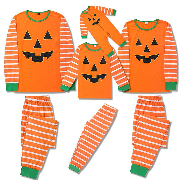 🎃 Halloween Pumpkin Family Matching Halloween Pajamas Set 🎃