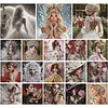 Beaut&eacute; sp&eacute;ciale en forme de 5d bricolage partiel diamants points kits d&rsquo;art pr&eacute;cieux pour adultes d&eacute;butants d&eacute;coration int&eacute;rieure diamants peintures de pierres pr&eacute;cieuses 11,81 x 11,81 pouces
