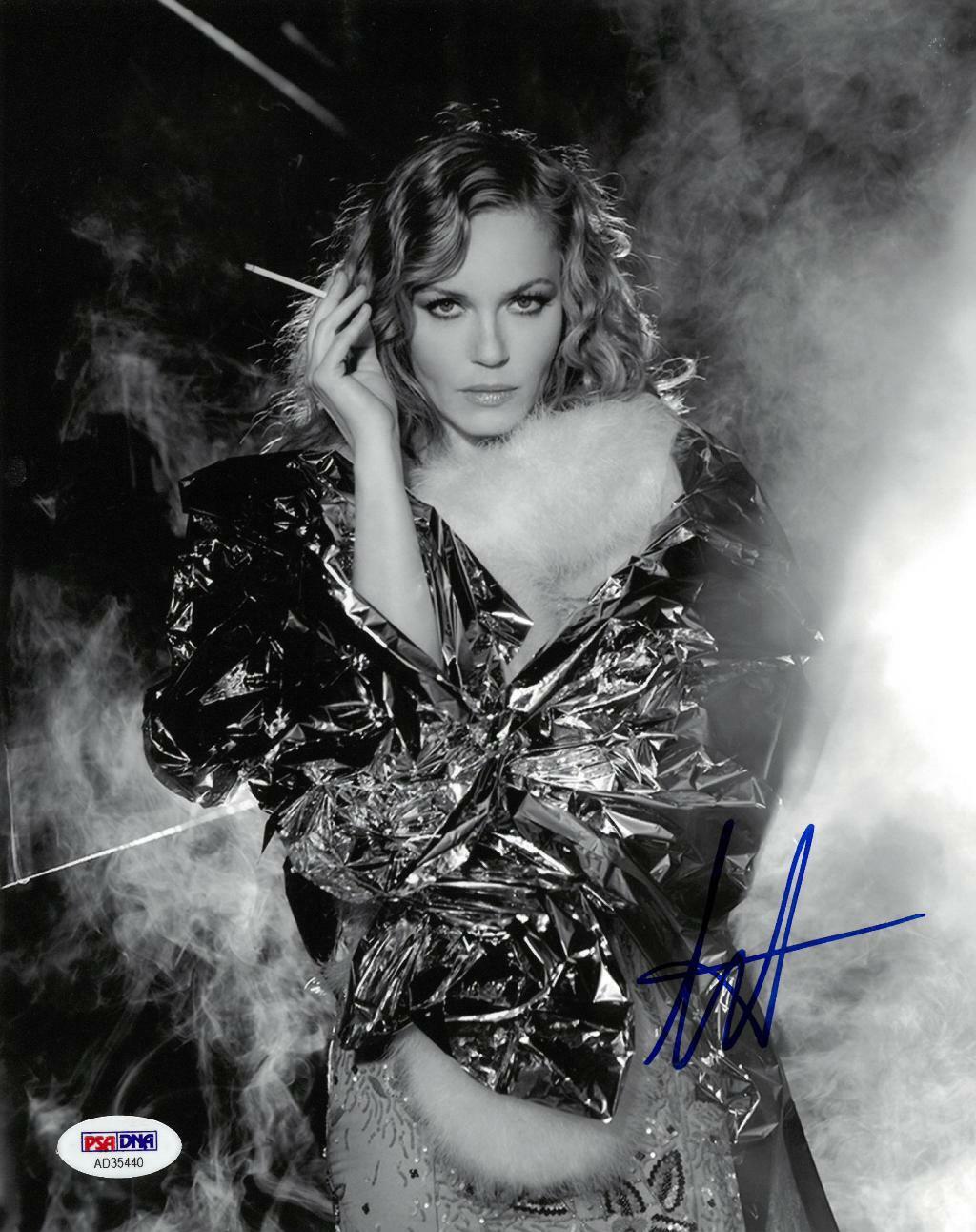 Connie Nielsen Signed Authentic Autographed 8x10 B/W Photo Poster painting PSA/DNA #AD35440