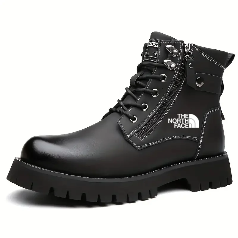 Нови мъжки туристически обувки от телешка кожа (коригират стъпалото, предпазват глезена и облекчават болките в коленете)