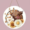 Butterfly Cowboy - Round Wooden Signs - 30*30cm