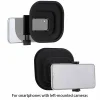 Lens hood mobile phone micro single SLR camera lens hood anti-glass reflective silicone lens hood suitable for Nikon Fuji Sony Canon Apple iPhone 14 13