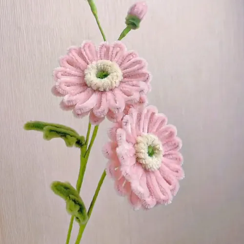 DIY Pipe Cleaners Kit - Gerbera Flower