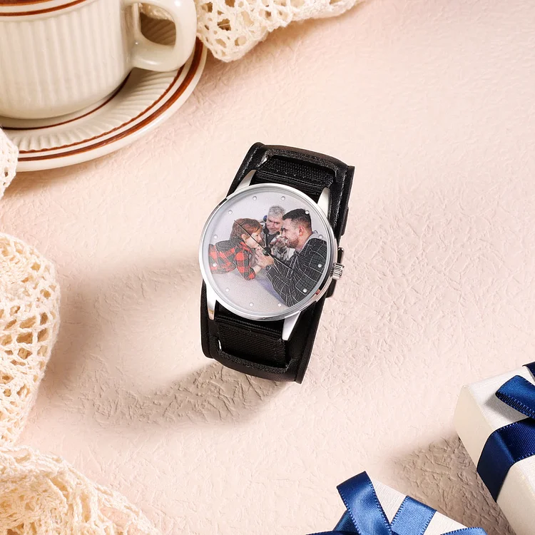 Personalized Photo Watch Custom 1 Photo Mechanical Watch Gifts for Him