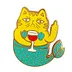 Drunk Mermaid Kitten