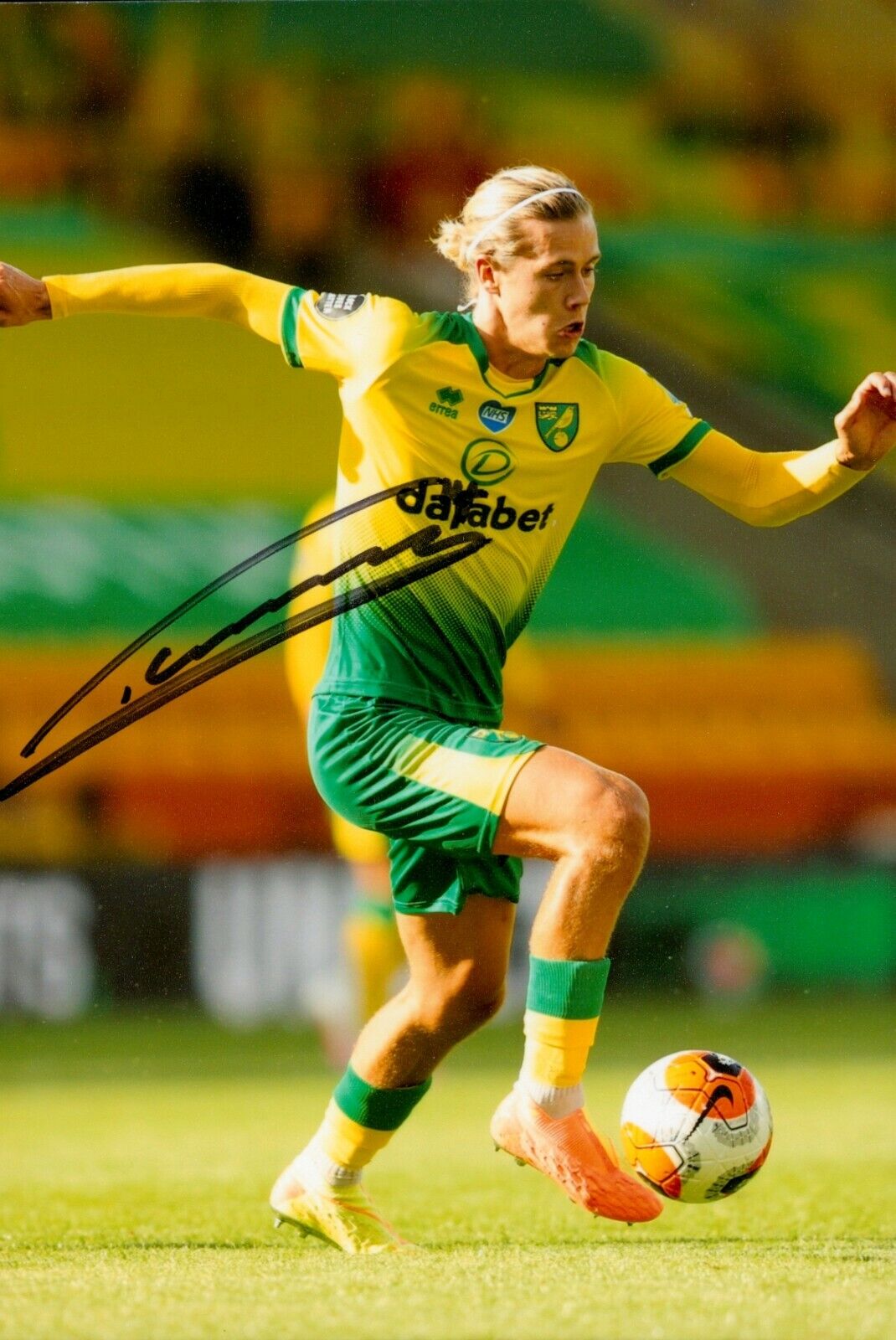 Todd Cantwell Signed 6x4 Photo Poster painting Norwich City England U21 Genuine Autograph + COA