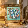 Butterfly Flower V 5D Partial Drill DIY Diamond Painting Kit 30*30cm