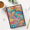 5D Diamond Painting Notebook DIY Diamond Art Dairy Book Kits (Alien Grass)