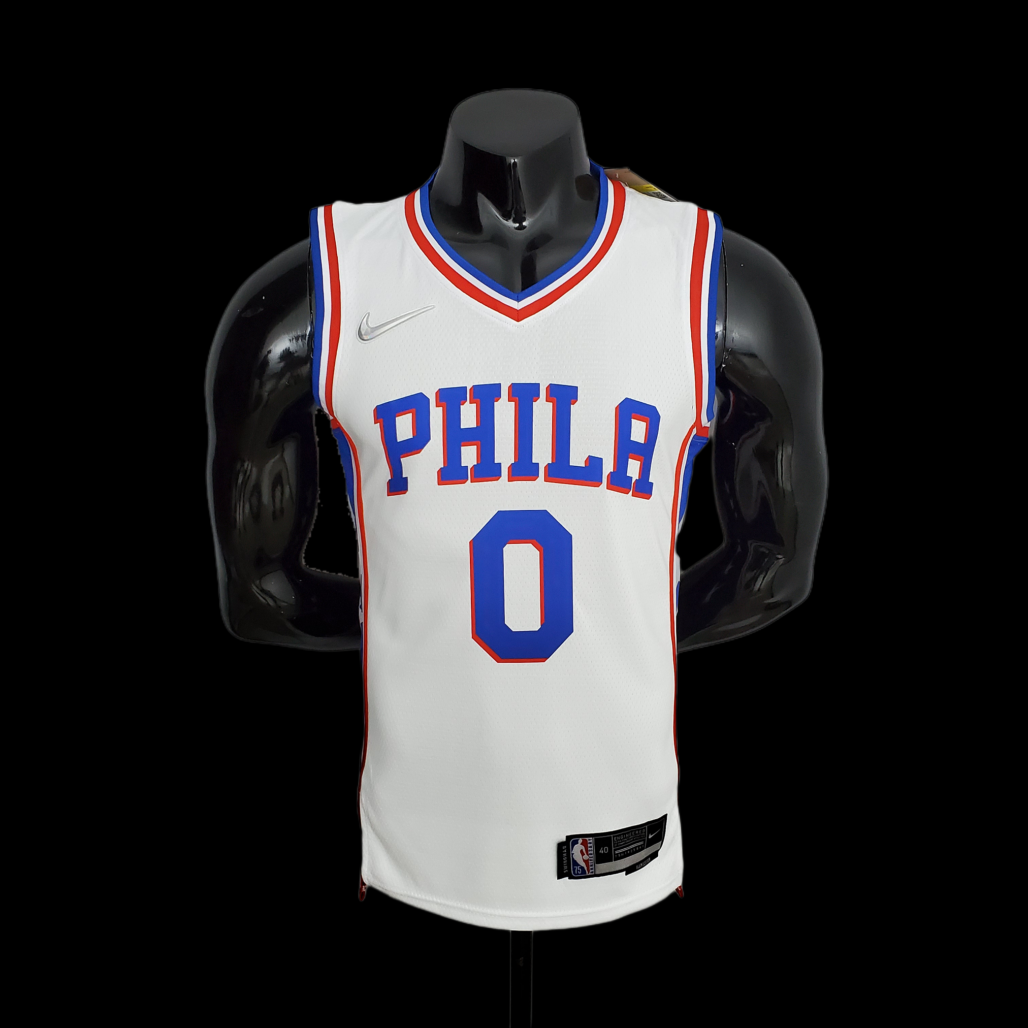 Maillot Philadelphia 76ers 0 MAXEY NBA Basket Maillot De Fou, site maillot de foot pas cher