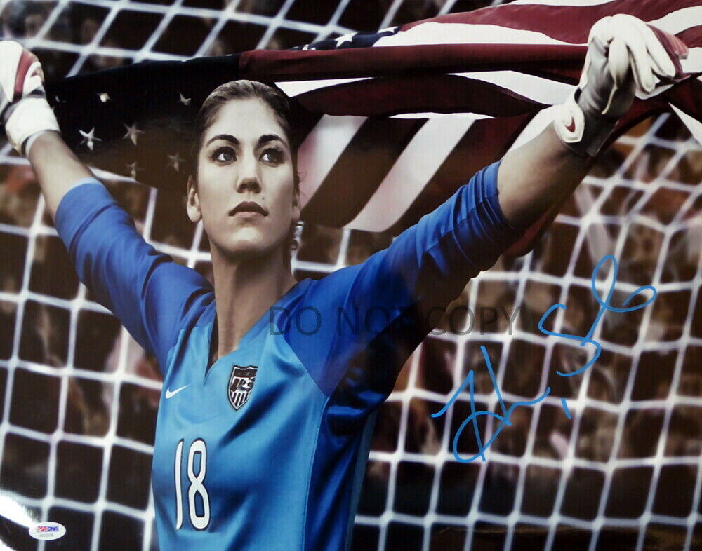 Hope Solo Autographed Signed 8x10 Photo Poster painting Print World Cup Soccer Team USA REPRINT