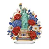 Landscape DIY Diamond Painting Acrylic Ornament Special Shaped Diamond Art Craft Kit for Home Decor