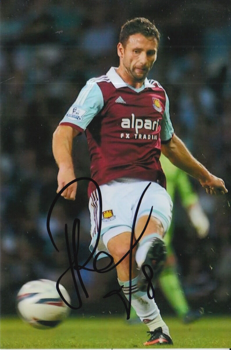 WEST HAM UNITED HAND SIGNED RAZVAN RAT 6X4 Photo Poster painting 1.