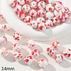 Red Serie Ceramic Beads DIY Bracelet Necklace Accessories