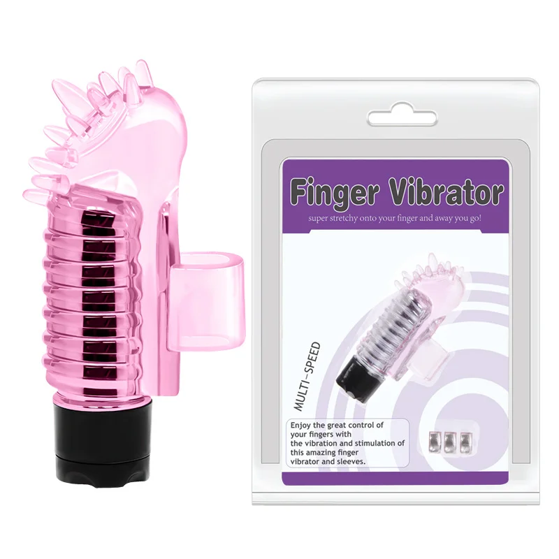 Finger Cover Vibration Masturbator Female Adult Products