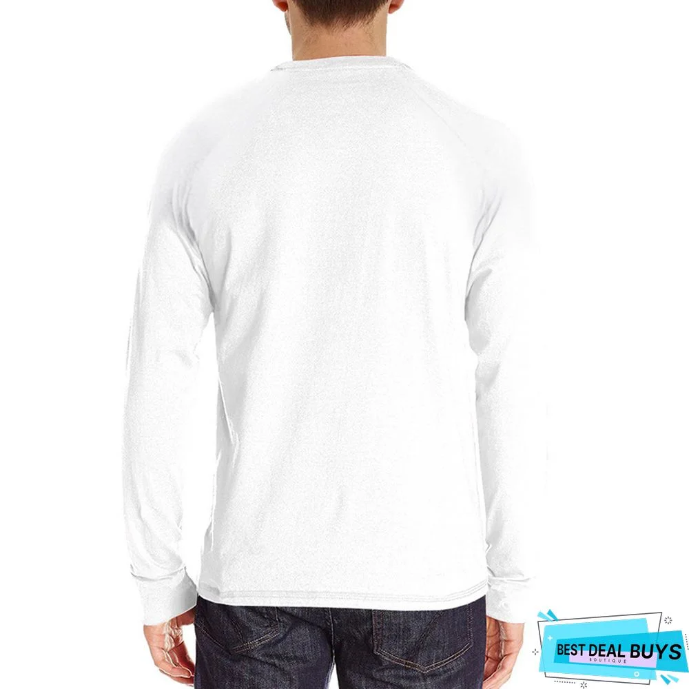 Men's Wear Long Sleeve T-Shirt Round Neck Bottoming Shirt