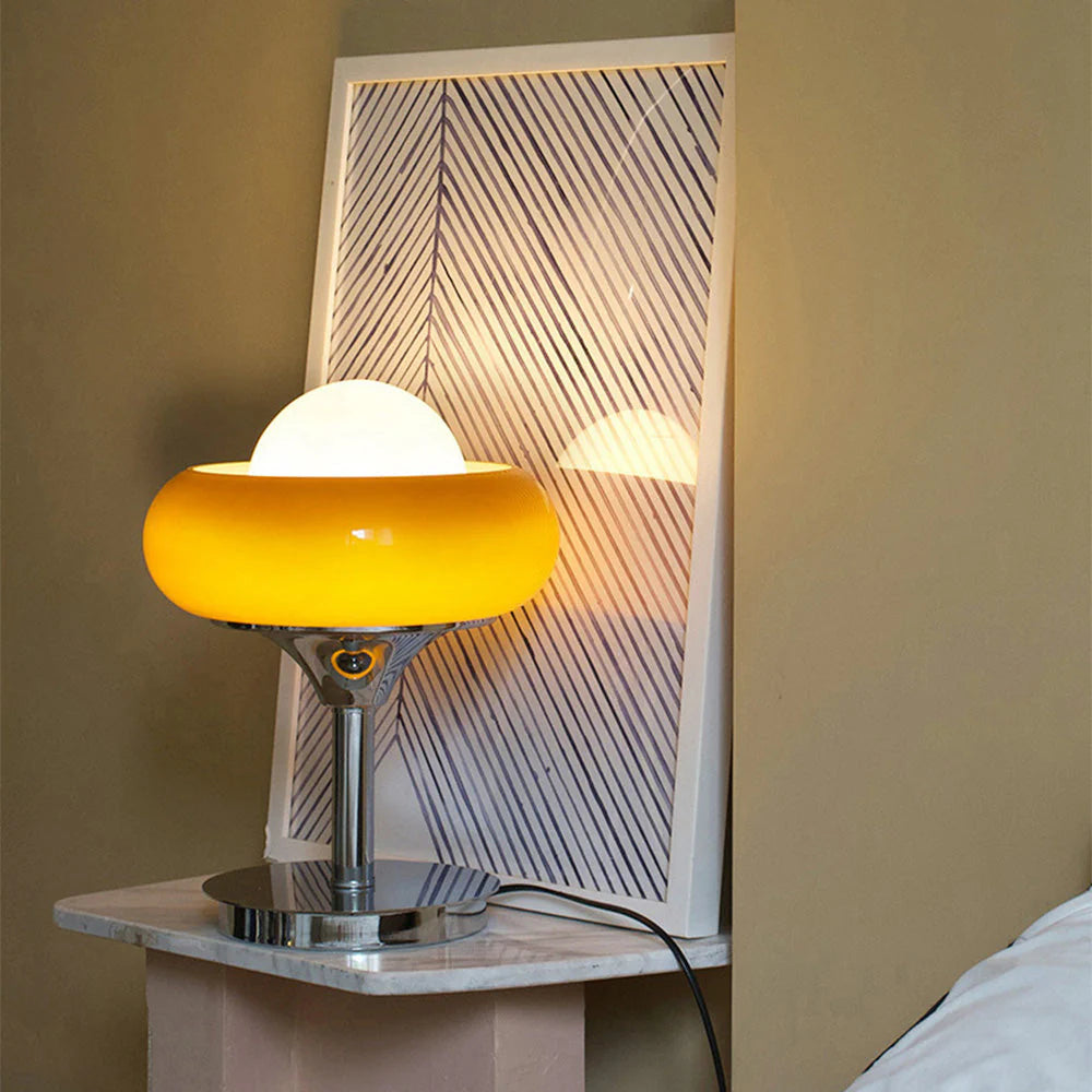 Retro Bauhaus Egg Shaped Living Room Floor Lamp