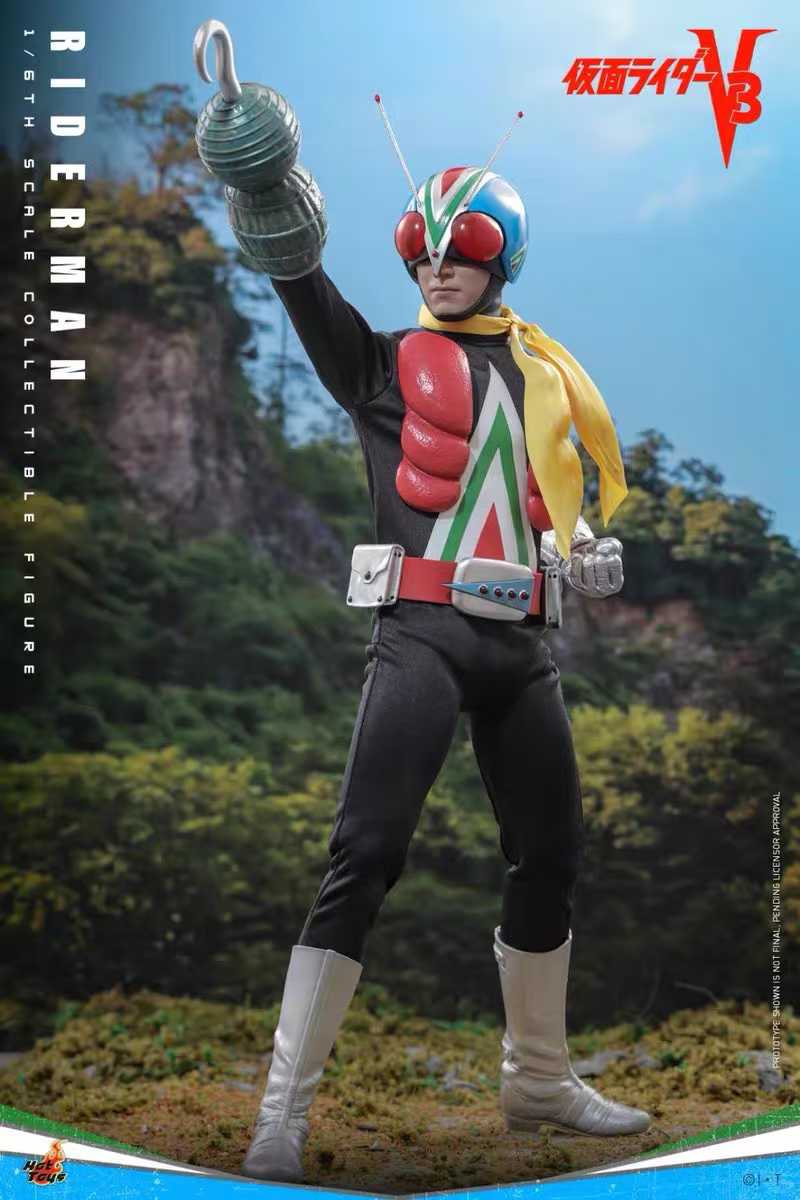 Hottoys - Kamen Rider V3 Riderman 1/6 scale Collectible Figure TMS185 (Licensed)-